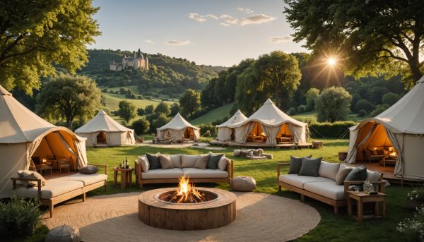 Le retour du camping haut de gamme en france