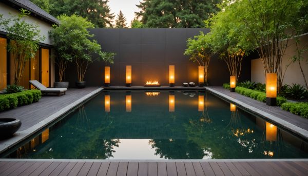 Quel établissement propose une piscine zen ?